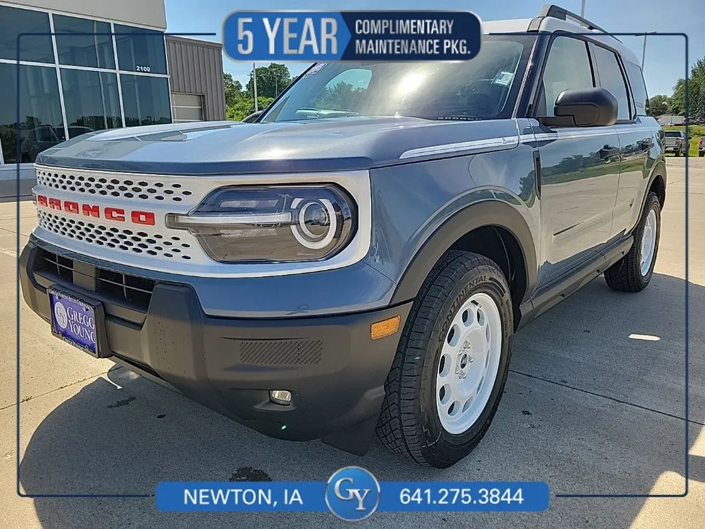 Gray 2026 Ford Bronco Sport Heritage for sale in Newton, IA