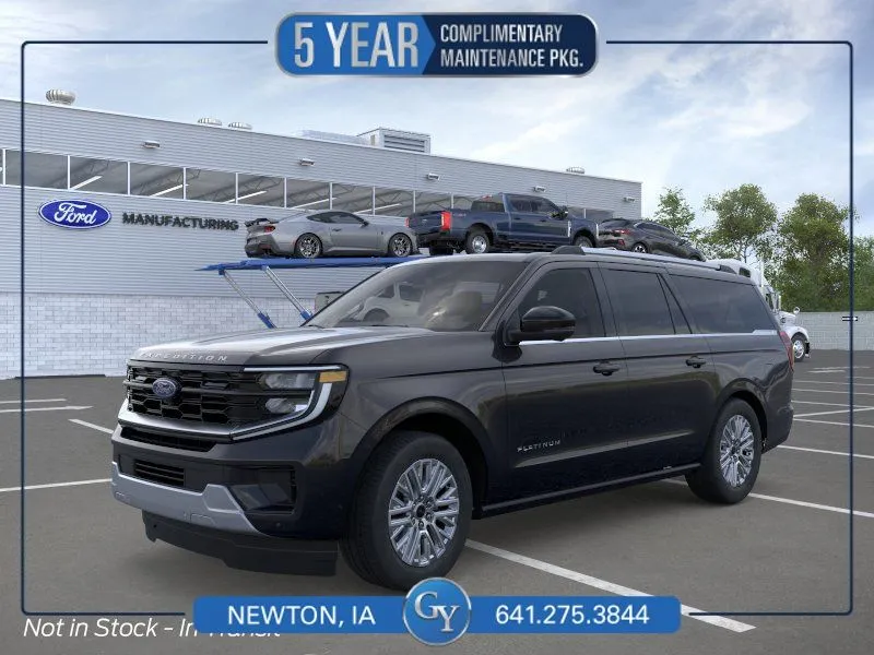 Black 2026 Ford Expedition Max Platinum for sale in Newton, IA