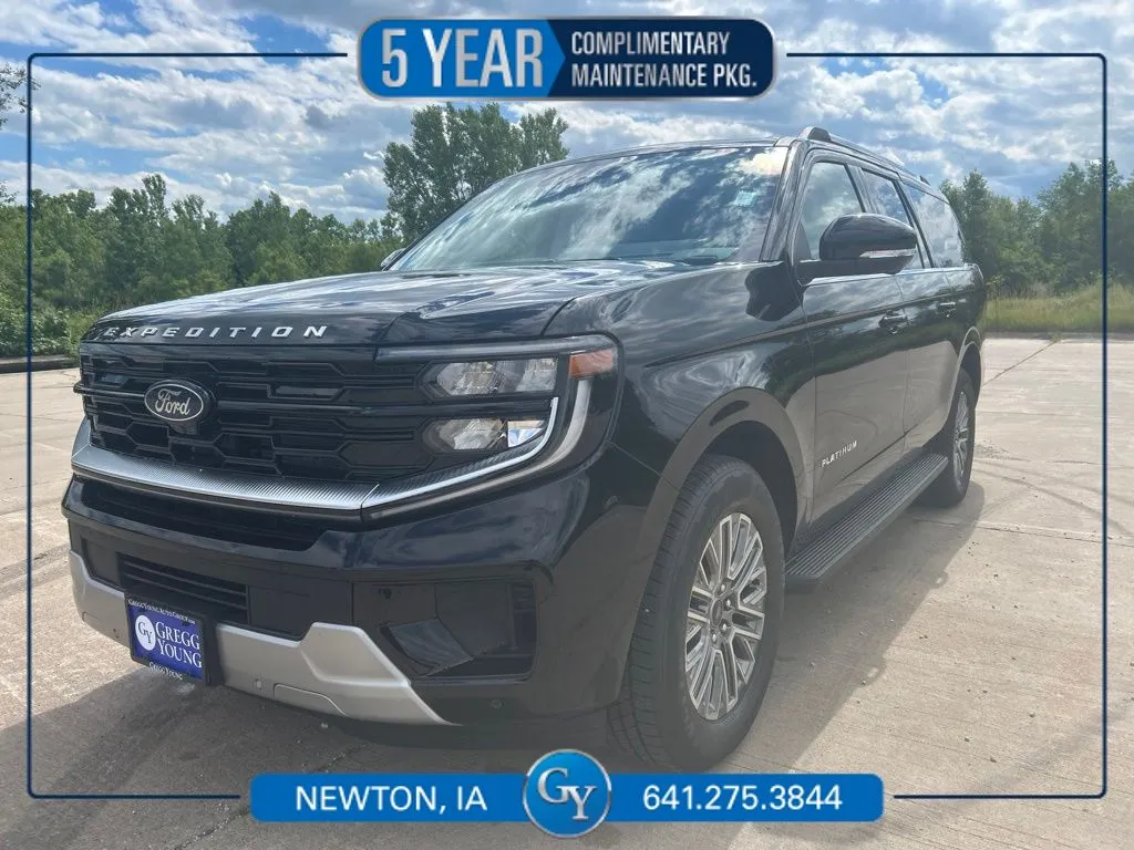 Black 2026 Ford Expedition Max Platinum for sale in Newton, IA