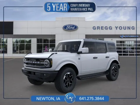 White 2026 Ford Bronco Outer Banks for sale in Newton, IA
