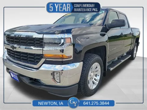 Black 2018 Chevrolet Silverado 1500 LT for sale in Newton, IA
