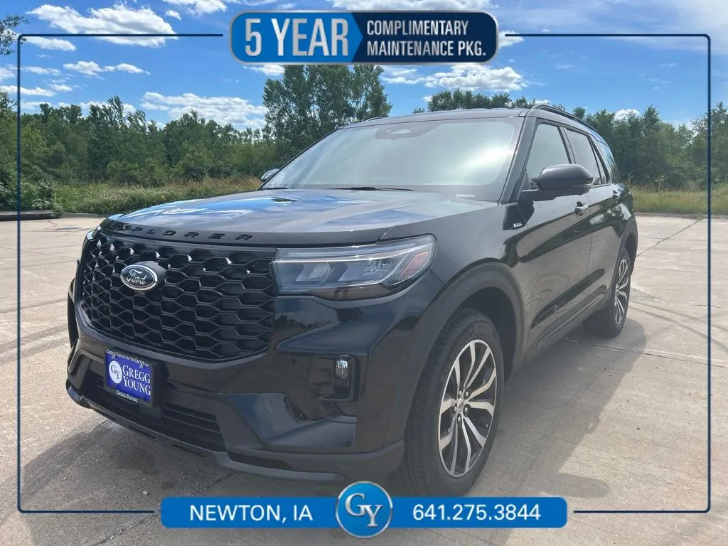 Black 2026 Ford Explorer ST-Line for sale in Newton, IA