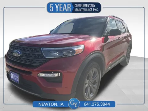 Red 2023 Ford Explorer XLT for sale in Newton, IA