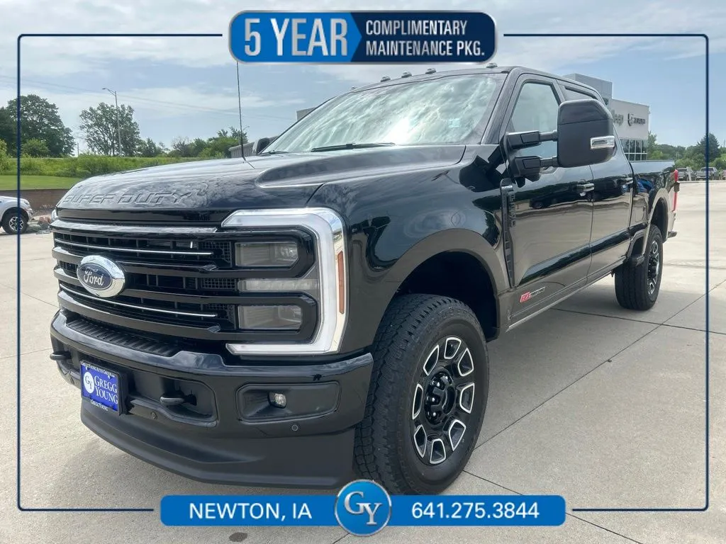 Black 2026 Ford F-350SD Platinum for sale in Newton, IA
