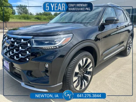 Black 2026 Ford Explorer Platinum for sale in Newton, IA