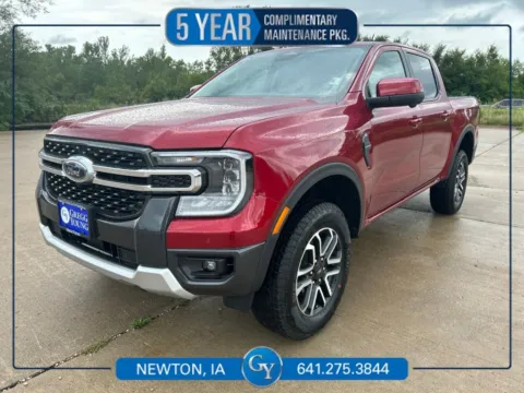 Red 2026 Ford Ranger Lariat for sale in Newton, IA