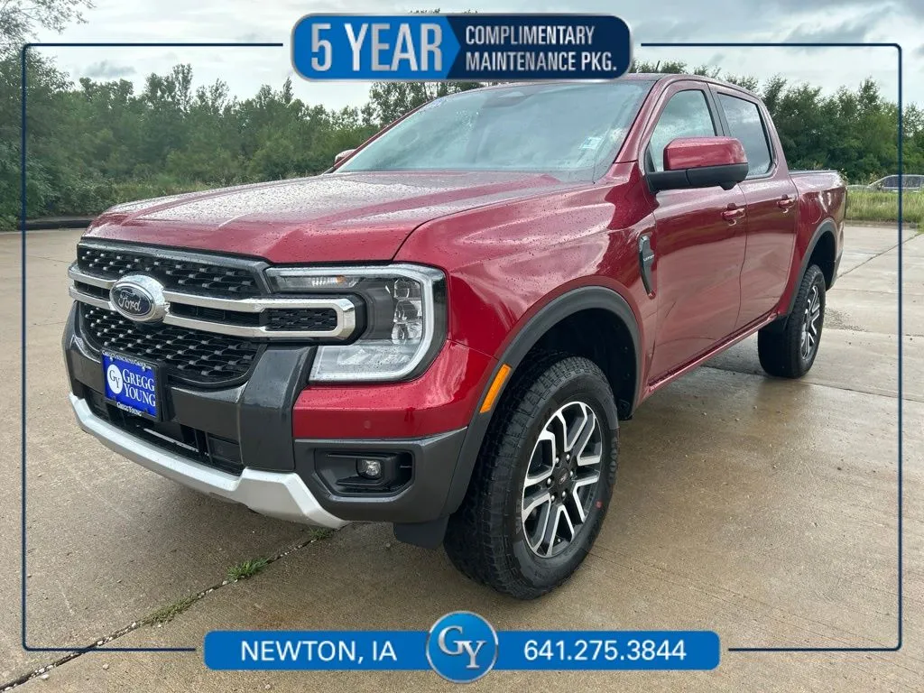 Red 2026 Ford Ranger Lariat for sale in Newton, IA