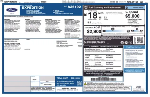 Photos of 2025 Ford Expedition Active for sale in Newton, IA at Gregg Young Ford of Newton