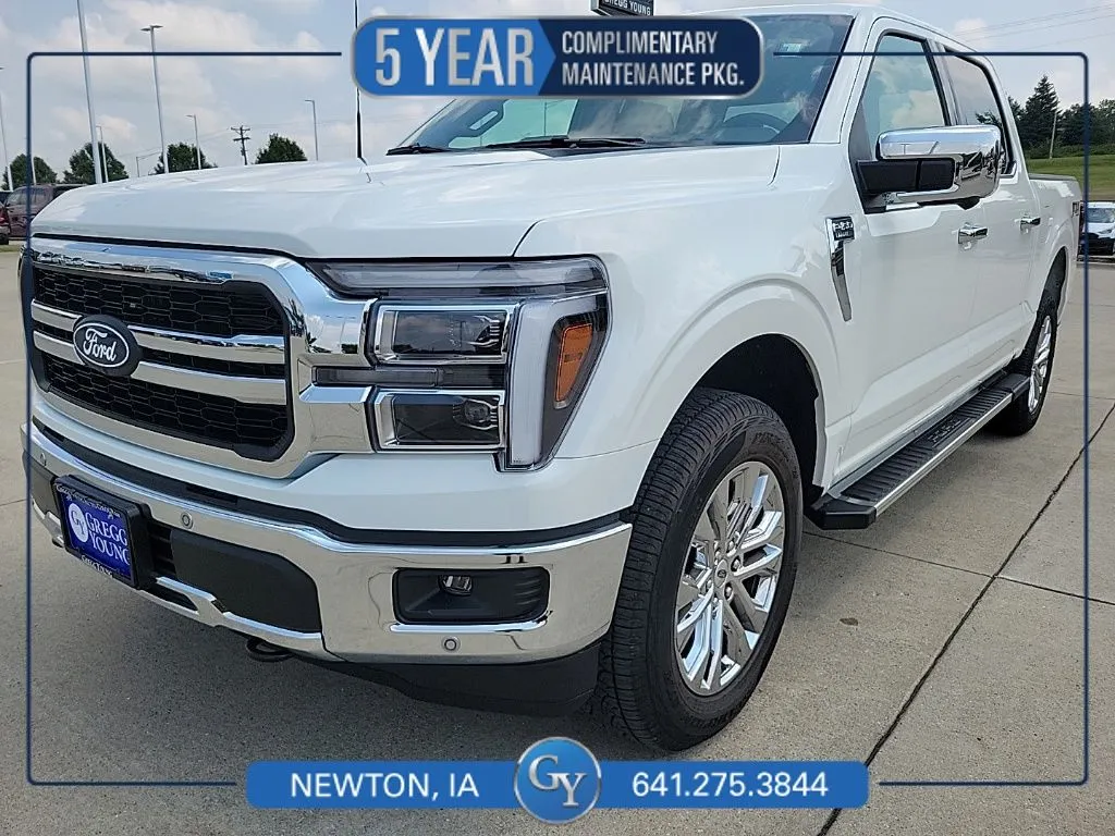 White 2026 Ford F-150 Lariat for sale in Newton, IA