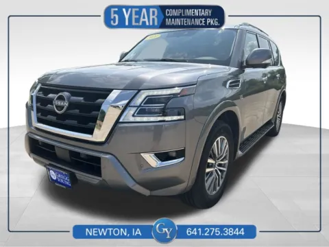 Gray 2021 Nissan Armada SL for sale in Newton, IA