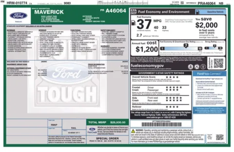 Photos of 2023 Ford Maverick Lariat for sale in Newton, IA at Gregg Young Ford of Newton