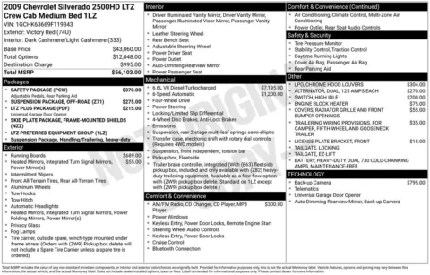 Photos of 2009 Chevrolet Silverado 2500 HD LTZ for sale in Newton, IA at Gregg Young Ford of Newton