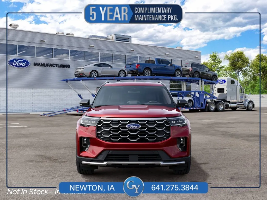 Red 2027 Ford Explorer Platinum for sale in Newton, IA