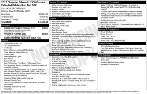 Photos of 2017 Chevrolet Silverado 1500 Custom for sale in Newton, IA at Gregg Young Ford of Newton