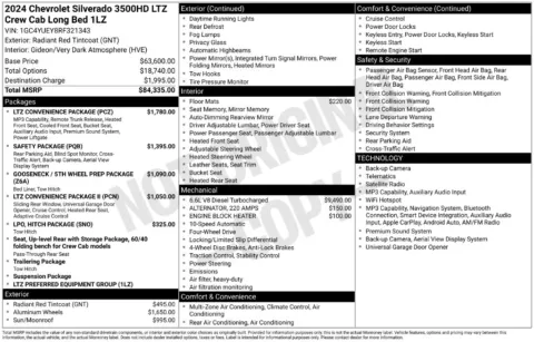 Photos of 2024 Chevrolet Silverado 3500 HD LTZ for sale in Newton, IA at Gregg Young Ford of Newton
