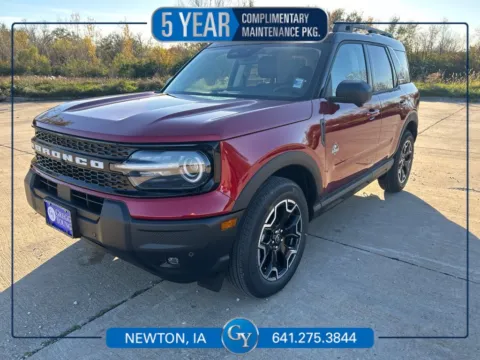 Red 2026 Ford Bronco Sport Outer Banks for sale in Newton, IA