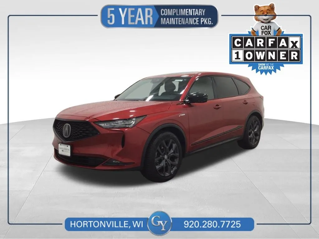 Red 2022 Acura MDX A-Spec for sale in Hortonville, WI