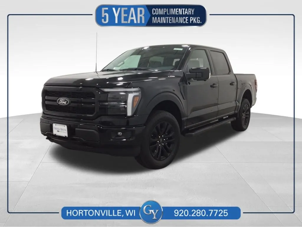 Black 2025 Ford F-150 Lariat for sale in Hortonville, WI