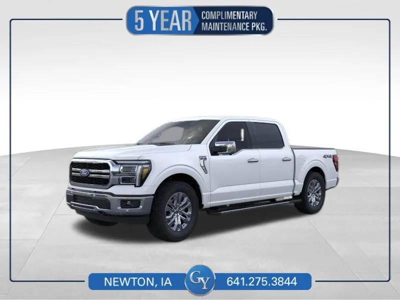 White 2025 Ford F-150 Lariat for sale in Newton, IA