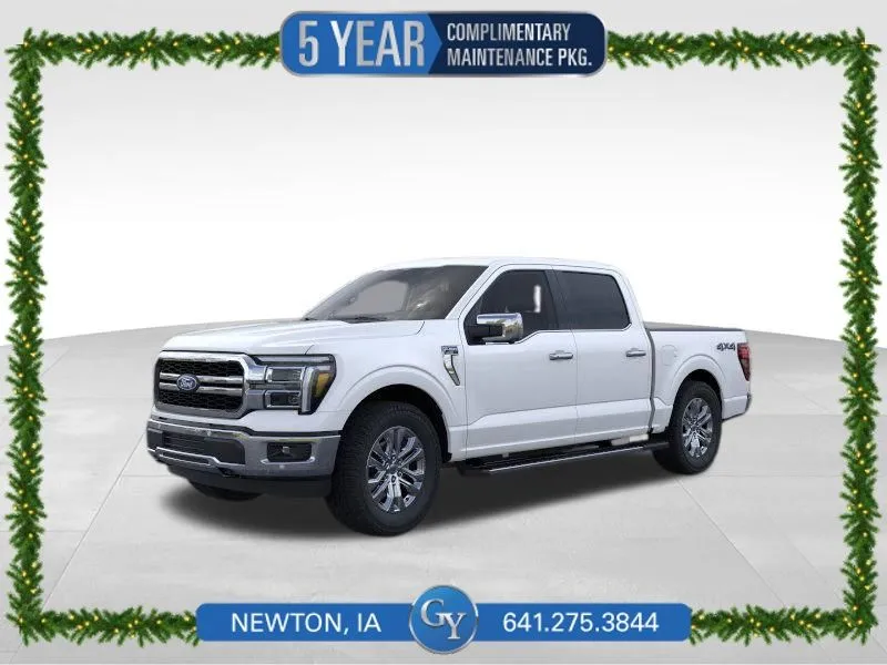 White 2025 Ford F-150 Lariat for sale in Newton, IA