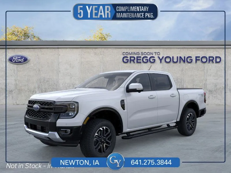 White 2025 Ford Ranger Lariat for sale in Newton, IA