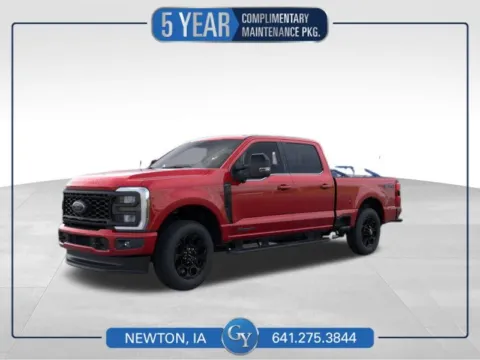 Red 2025 Ford F-350SD Lariat for sale in Newton, IA
