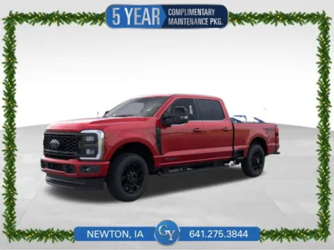 Red 2025 Ford F-350SD Lariat for sale in Newton, IA