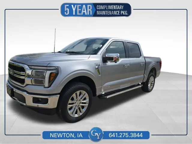 Silver 2025 Ford F-150 Lariat for sale in Newton, IA