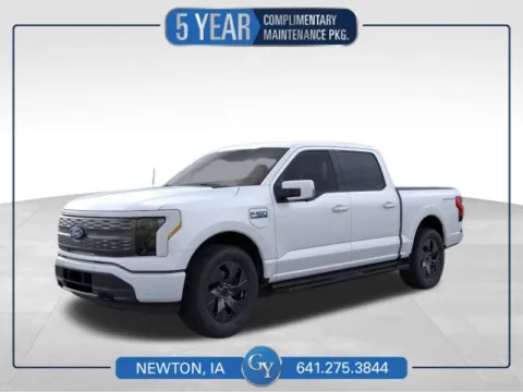 White 2025 Ford F-150 Lightning Lariat for sale in Newton, IA