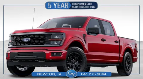 Red 2025 Ford F-150 STX for sale in Newton, IA