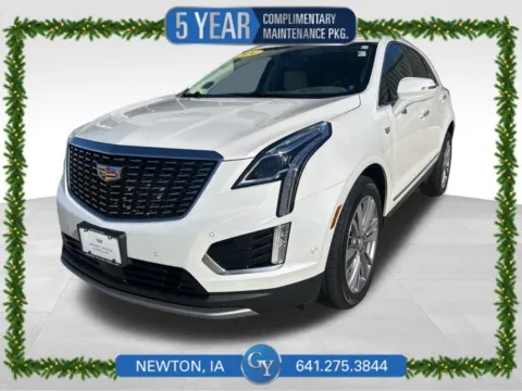 White 2024 Cadillac XT5 Premium Luxury for sale in Newton, IA