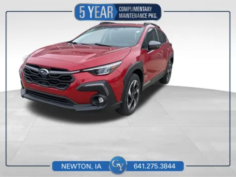 Red 2024 Subaru Crosstrek Limited for sale in Newton, IA