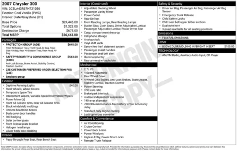 Photos of 2007 Chrysler 300 for sale in Newton, IA at Gregg Young Ford of Newton