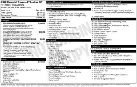 Photos of 2020 Chevrolet Traverse 3LT for sale in Newton, IA at Gregg Young Ford of Newton