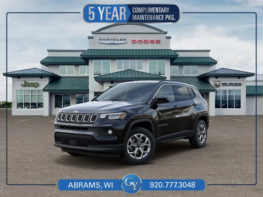 Black 2026 Jeep Compass Latitude for sale in Abrams, WI