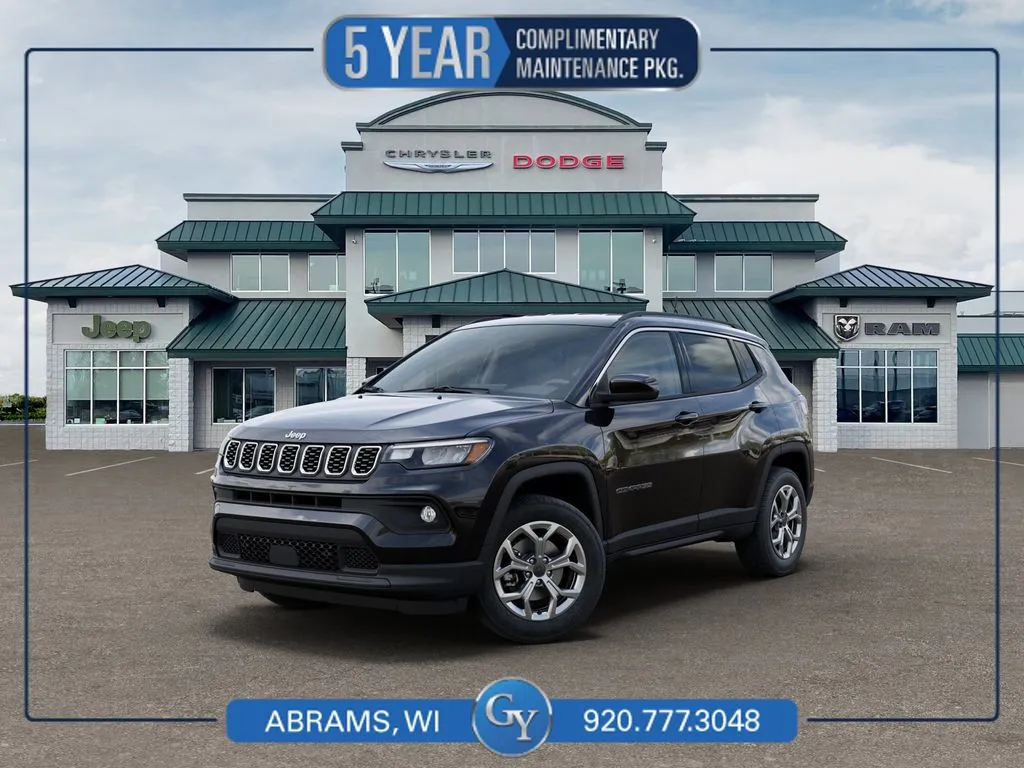 Black 2026 Jeep Compass Latitude for sale in Abrams, WI
