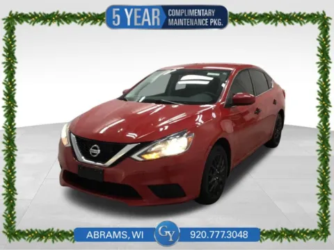 Red 2017 Nissan Sentra SV for sale in Abrams, WI