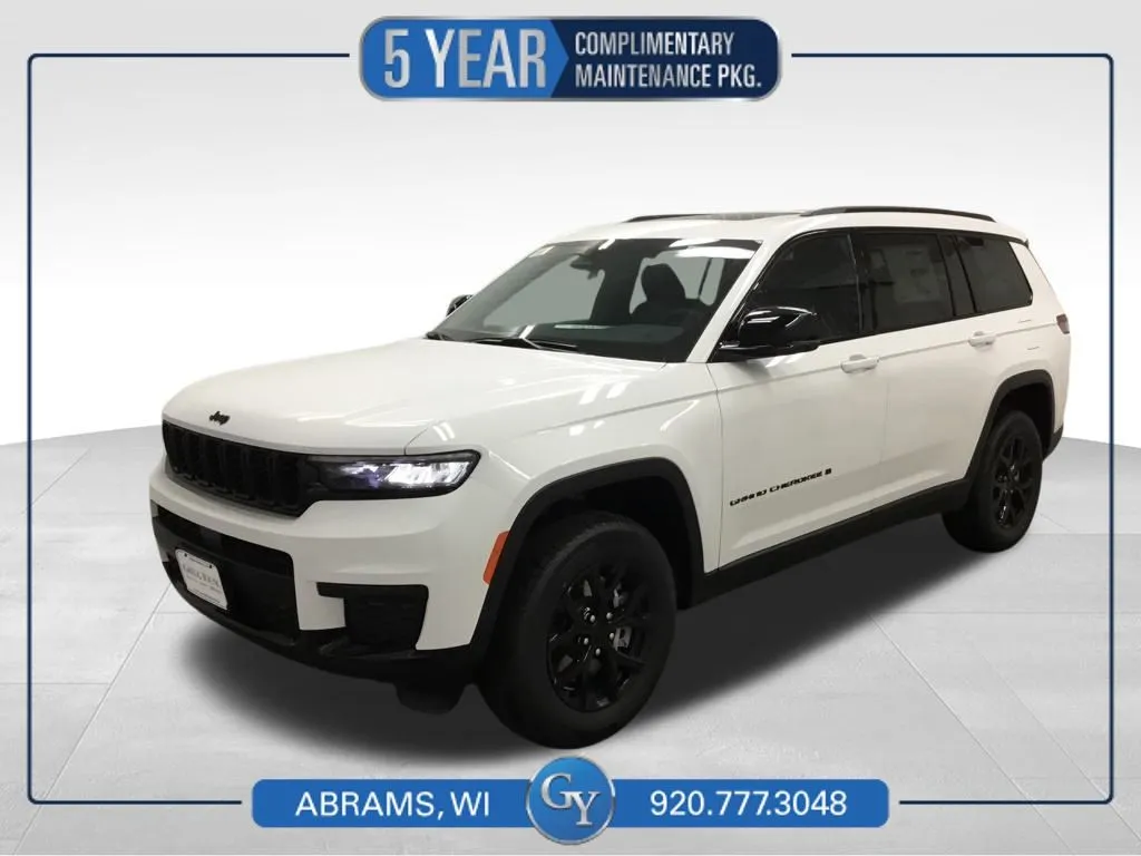 White 2025 Jeep Grand Cherokee L Altitude X for sale in Abrams, WI