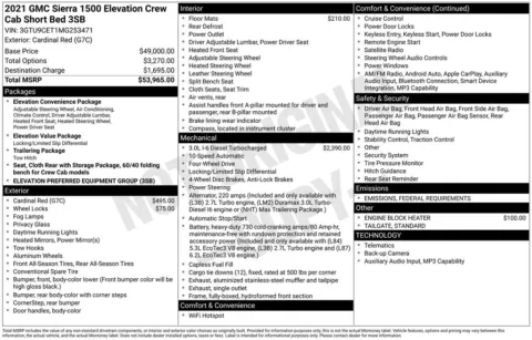 Photos of 2021 GMC Sierra 1500 Elevation for sale in Abrams, WI at Gregg Young Abrams Chrysler Dodge Jeep Ram