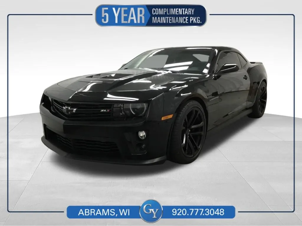 Black 2013 Chevrolet Camaro ZL1 for sale in Abrams, WI