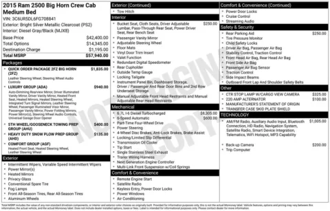 Photos of 2015 Ram 2500 Big Horn for sale in Abrams, WI at Gregg Young Abrams Chrysler Dodge Jeep Ram