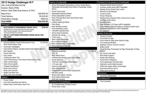 Photos of 2013 Dodge Challenger R/T for sale in Abrams, WI at Gregg Young Abrams Chrysler Dodge Jeep Ram