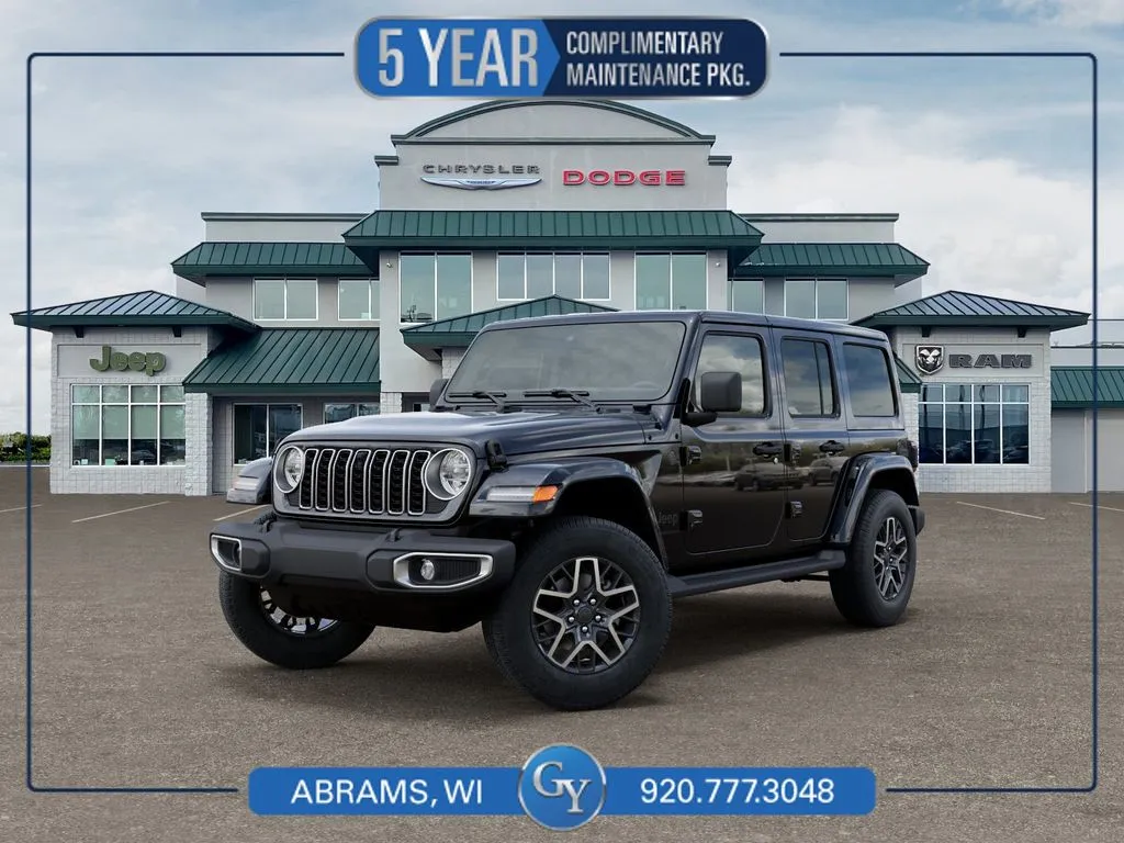 Black 2026 Jeep Wrangler Sahara for sale in Abrams, WI