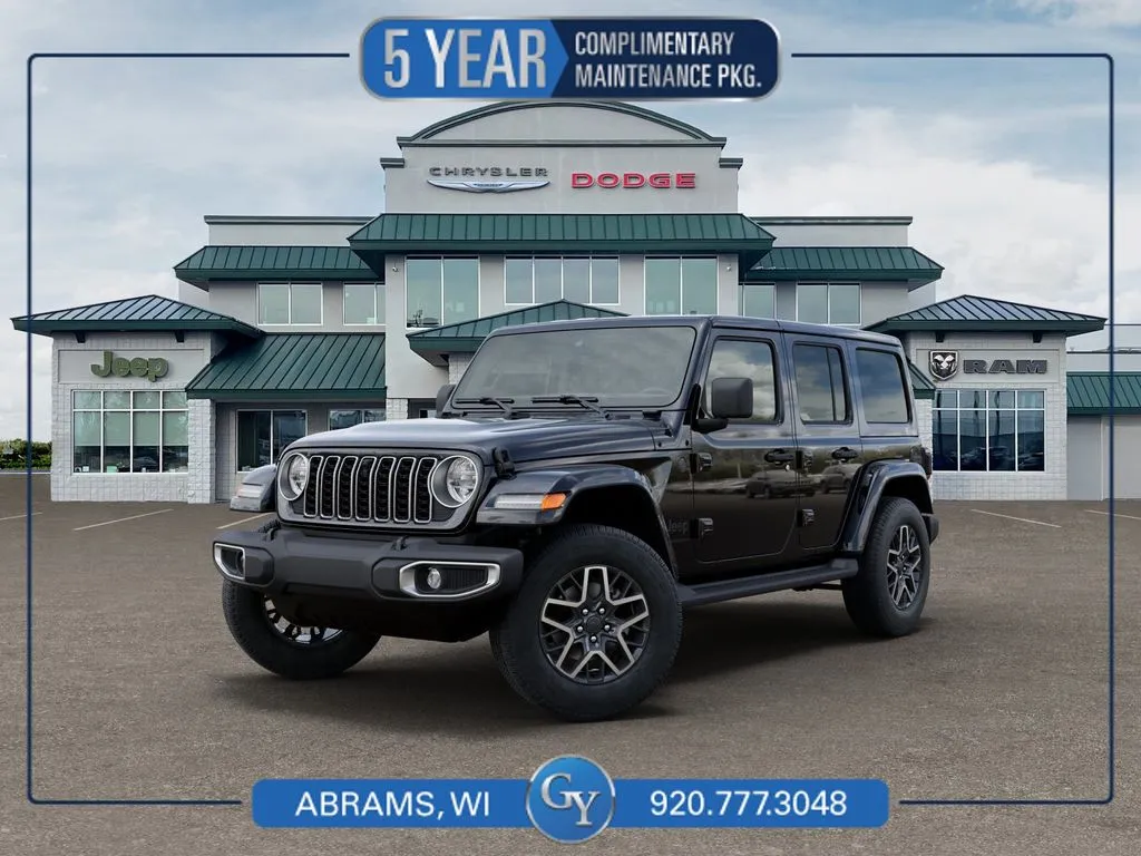 Black 2026 Jeep Wrangler Sahara for sale in Abrams, WI