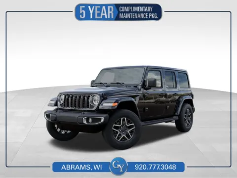 Black 2026 Jeep Wrangler Sahara for sale in Abrams, WI