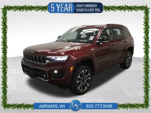 Red 2022 Jeep Grand Cherokee Overland for sale in Abrams, WI