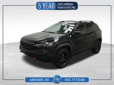 Black 2022 Jeep Cherokee Trailhawk for sale in Abrams, WI