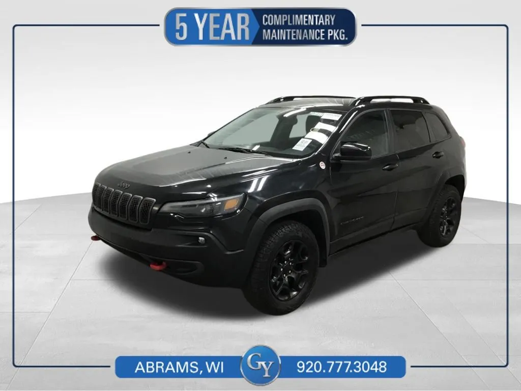 Black 2022 Jeep Cherokee Trailhawk for sale in Abrams, WI