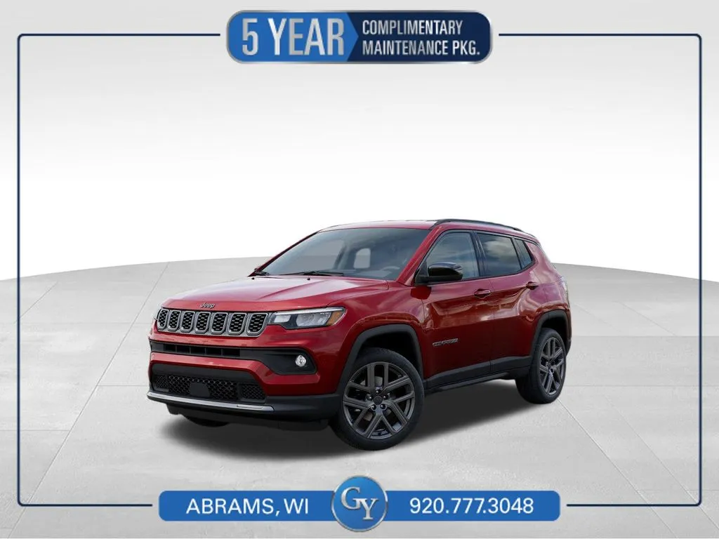 Red 2026 Jeep Compass Latitude for sale in Abrams, WI