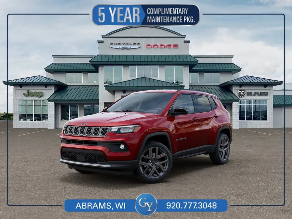 Red 2026 Jeep Compass Latitude for sale in Abrams, WI